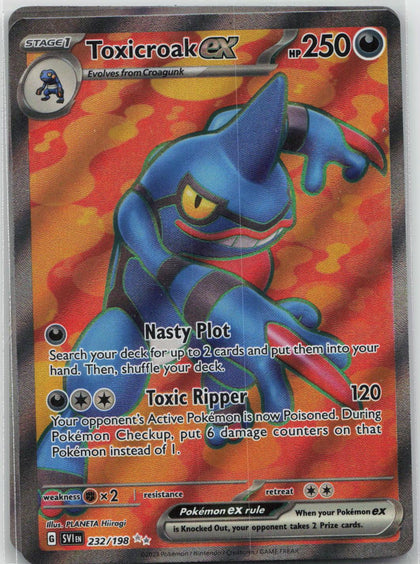 Toxicroak ex - Scarlet & Violet 232/198