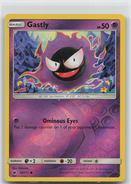 Gastly - Crimson Invasion 36/111