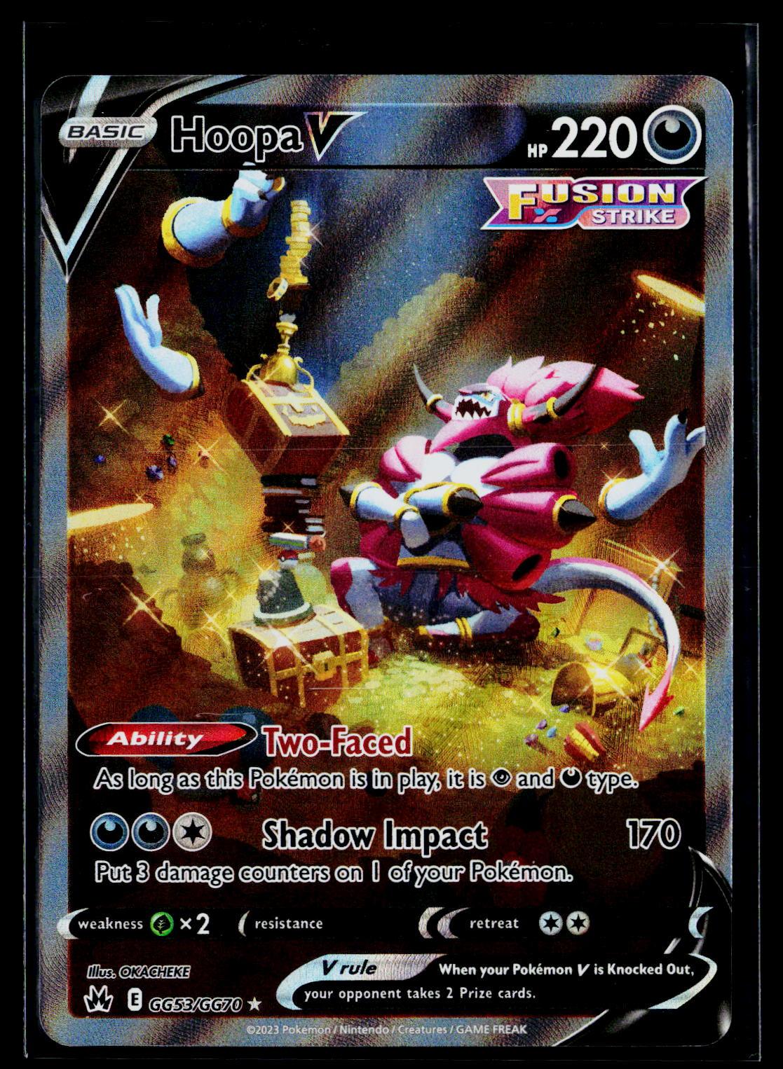 Hoopa V - Crown Zenith Galarian Gallery GG53/GG70 (NM)