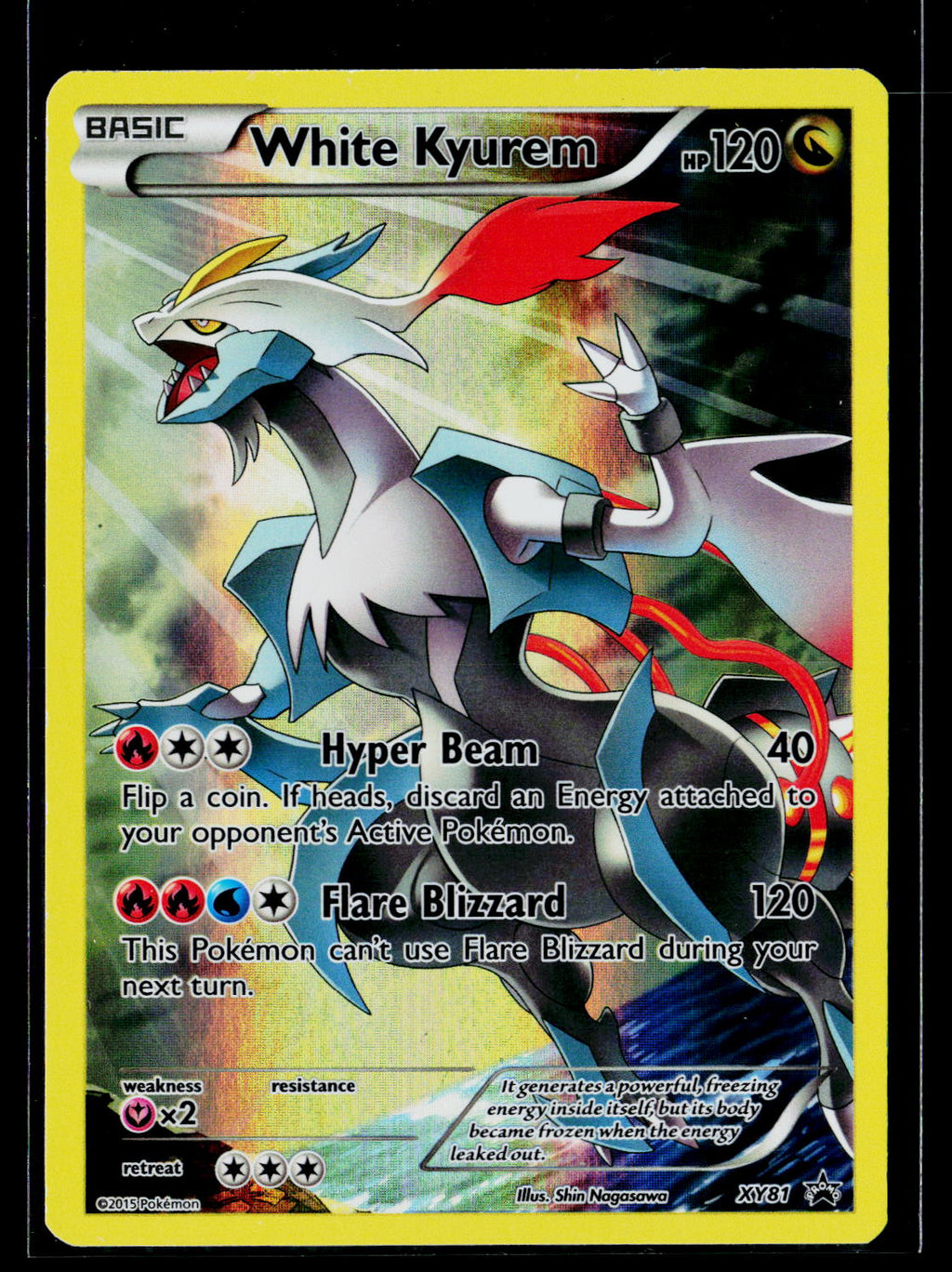 White Kyurem (Full Art Promo) - XY Promo XY81 (NM)