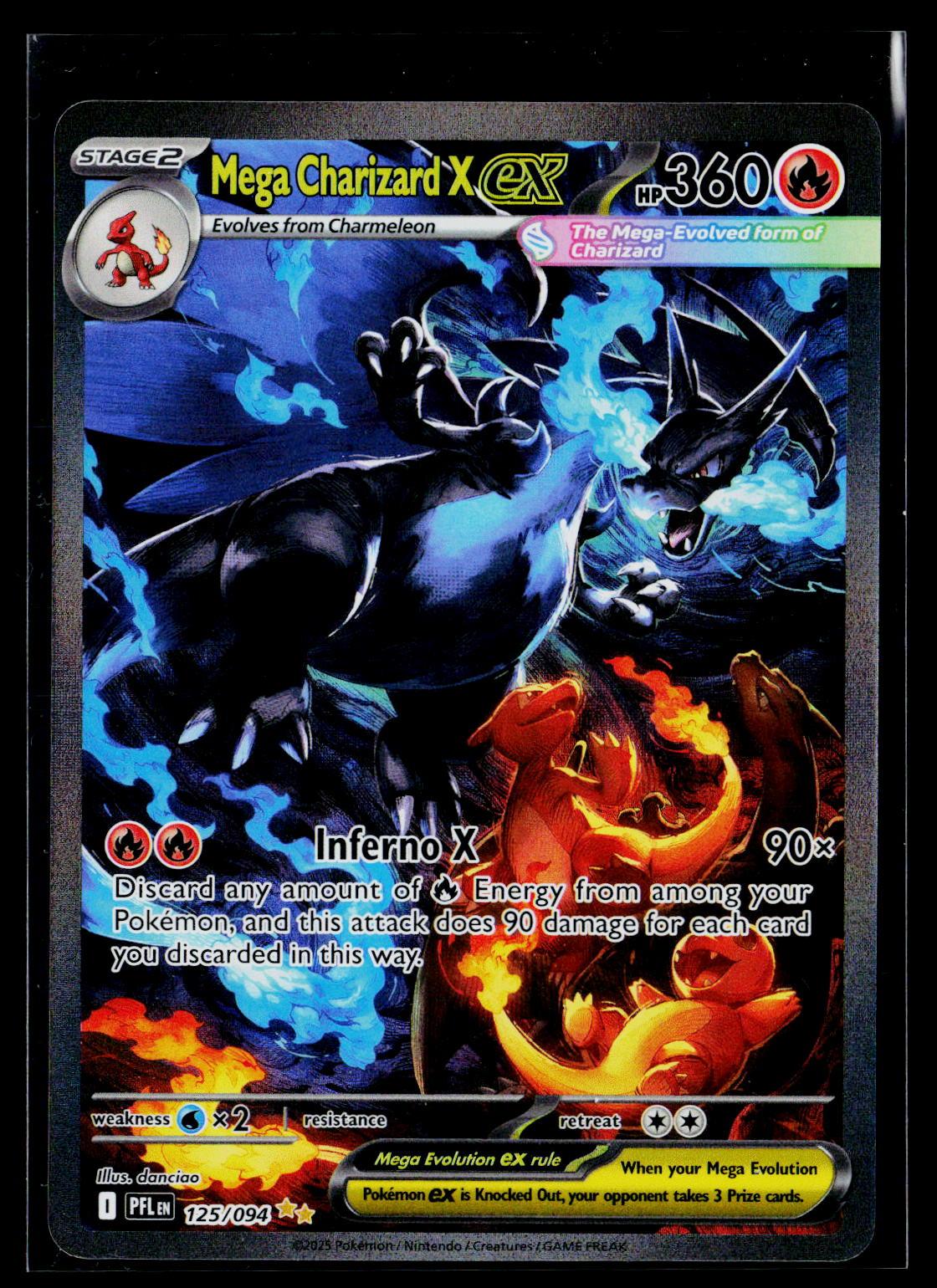 Mega Charizard X ex - Phantasmal Flames 125/094 (NM)