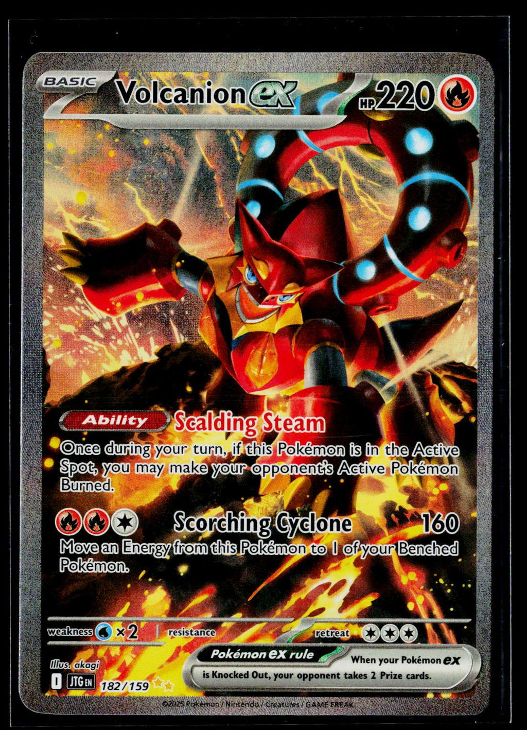 Volcanion ex - Journey Together 182/159 (NM)