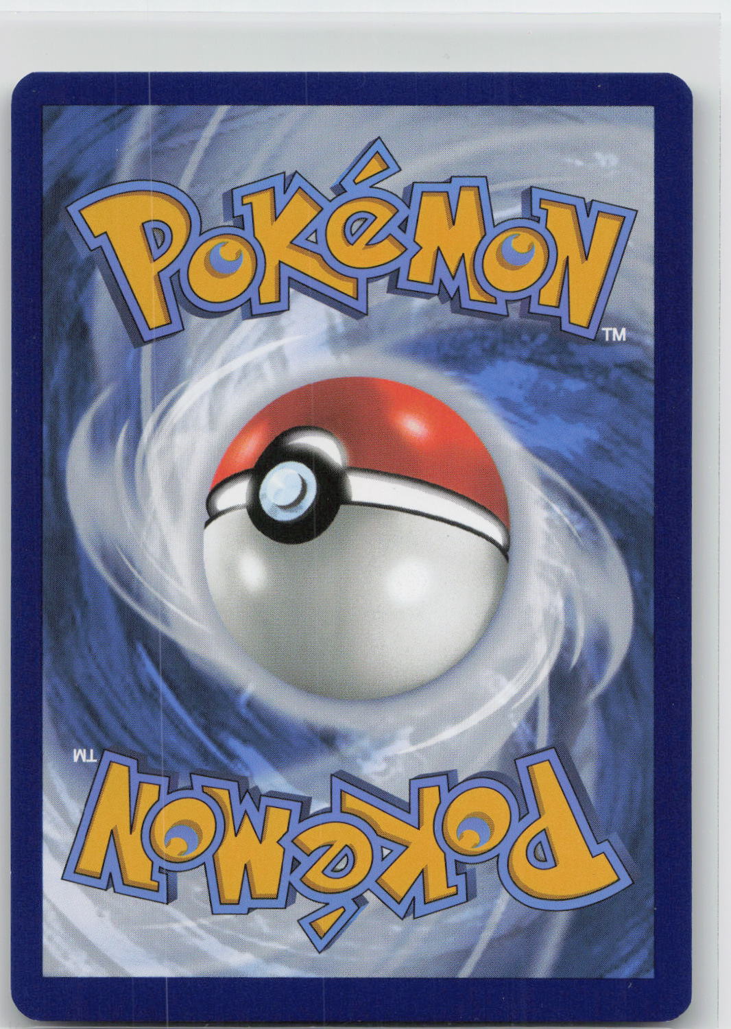 Back of card