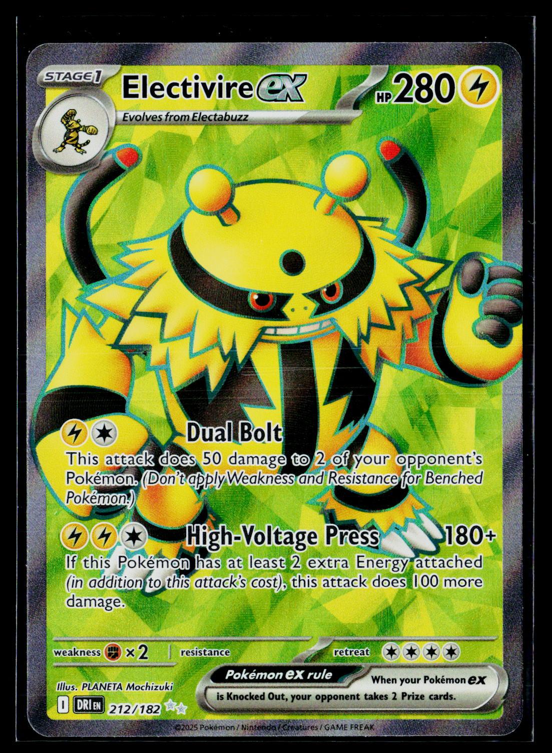Electivire ex - Destined Rivals 212/182 (NM)