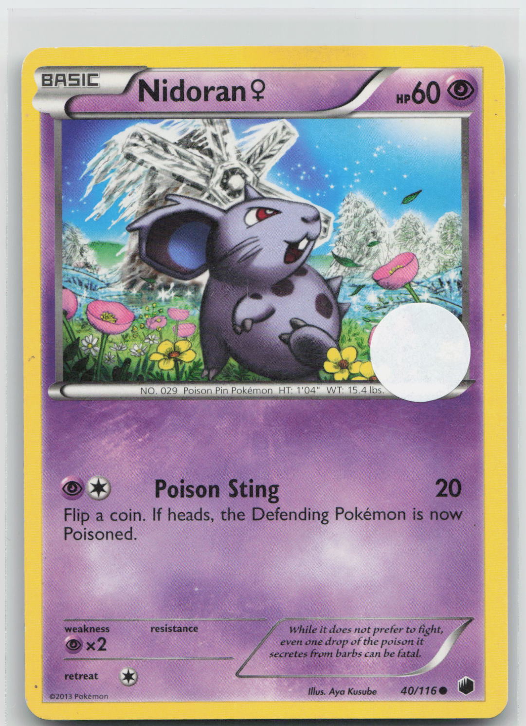 Nidoran F - Plasma Freeze 40/116