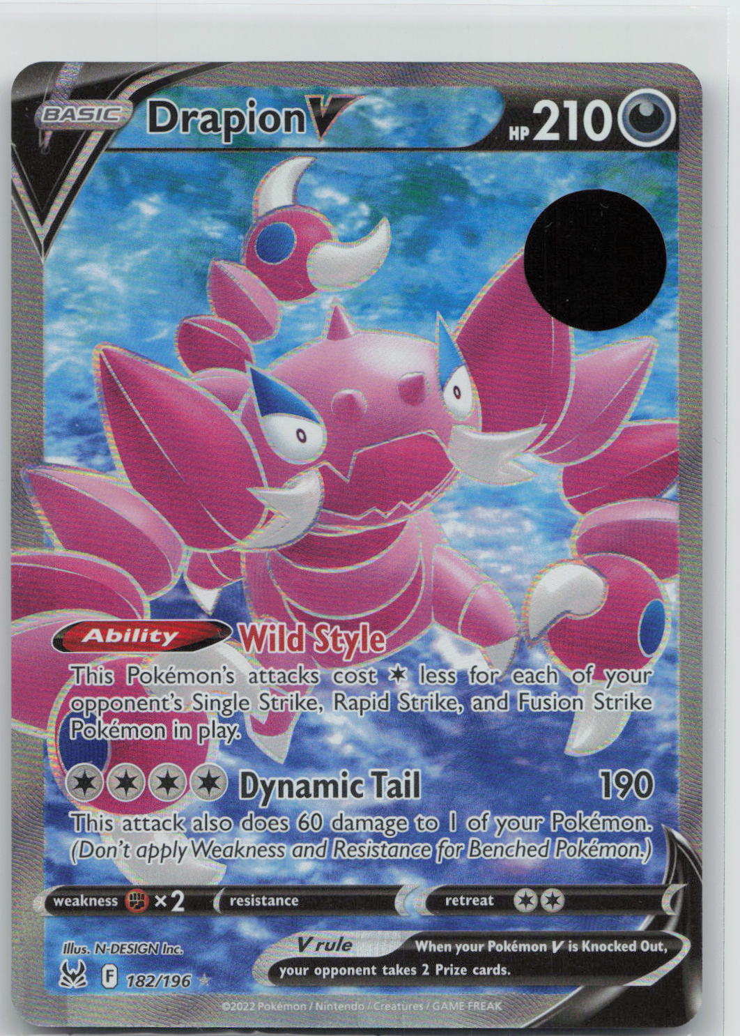 Drapion V - Lost Origin 182/196