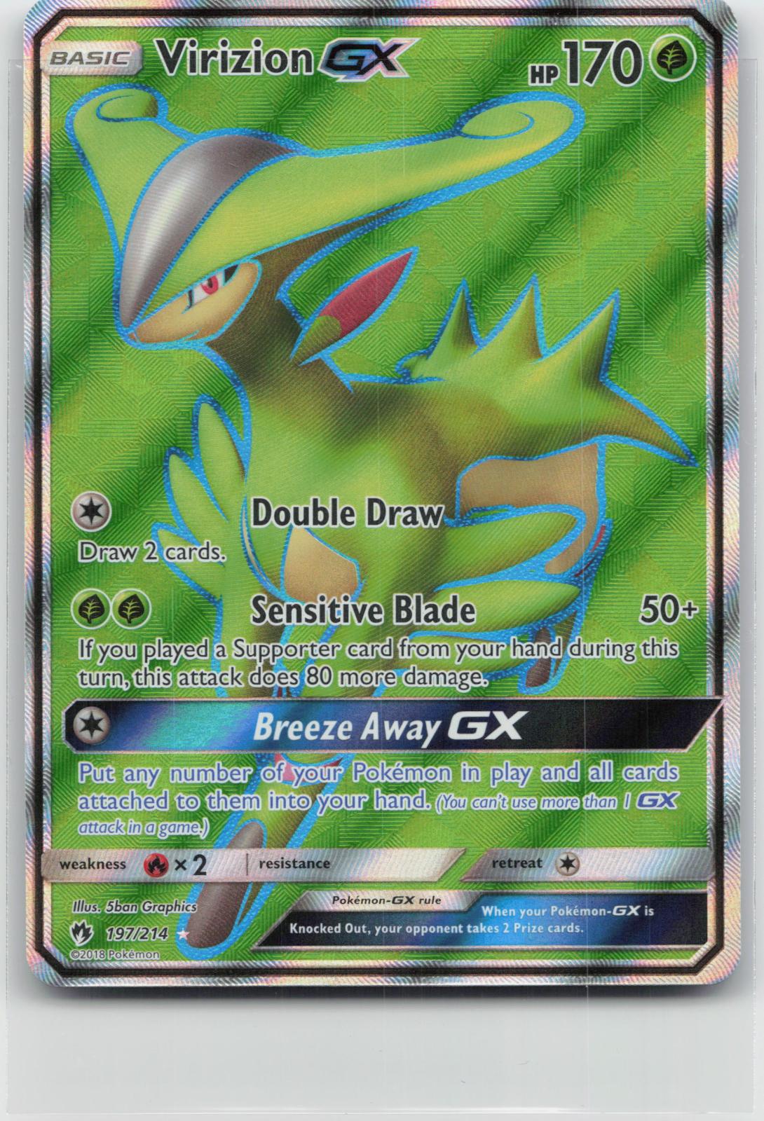 Virizion GX - Lost Thunder 197/214