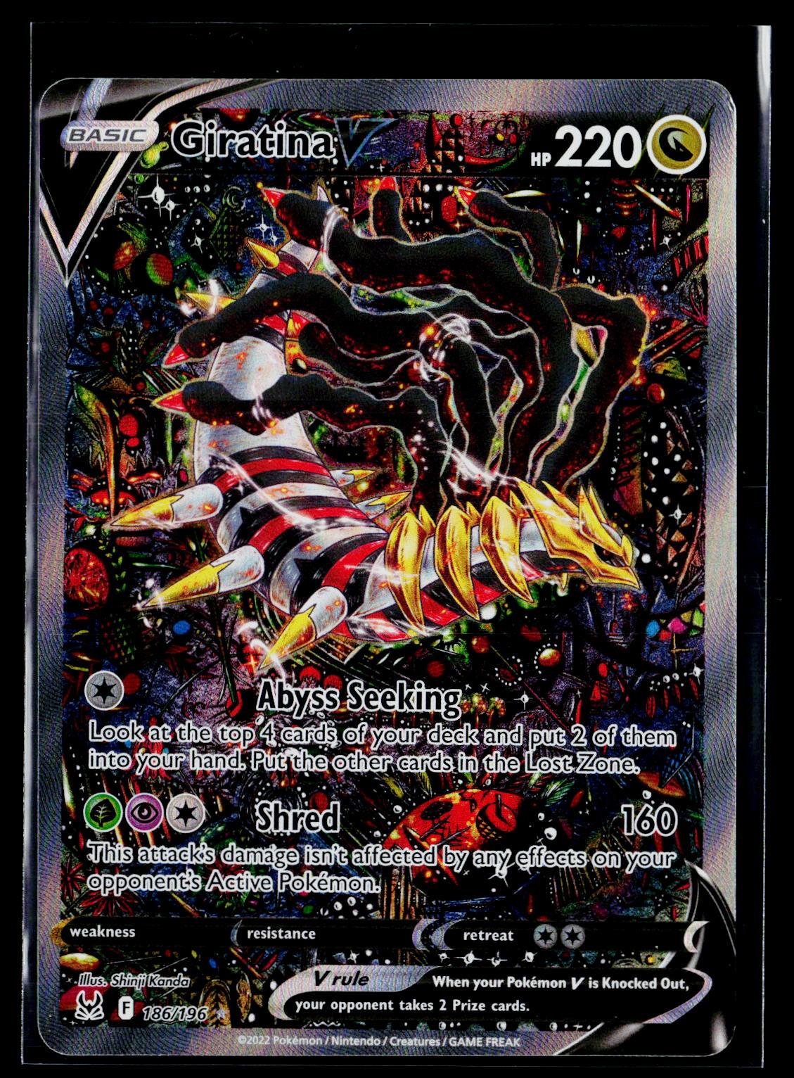 Giratina V - Lost Origin 186/196 (EX)