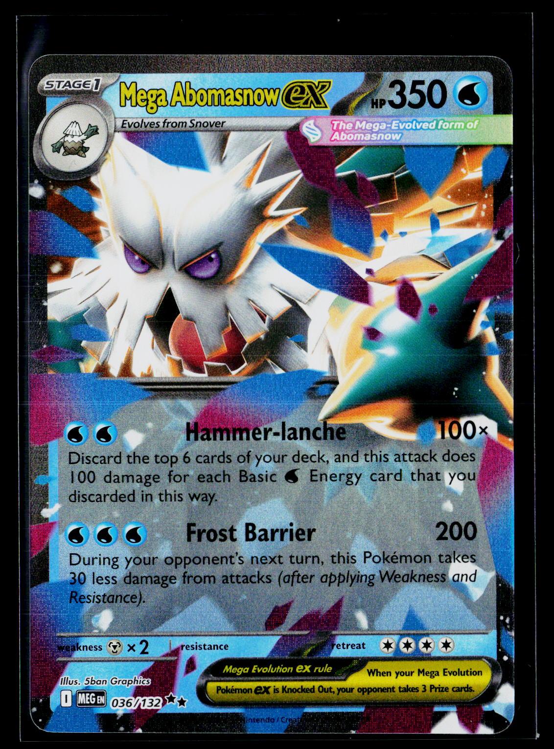 Mega Abomasnow ex - Mega Evolution 036/132 (NM)