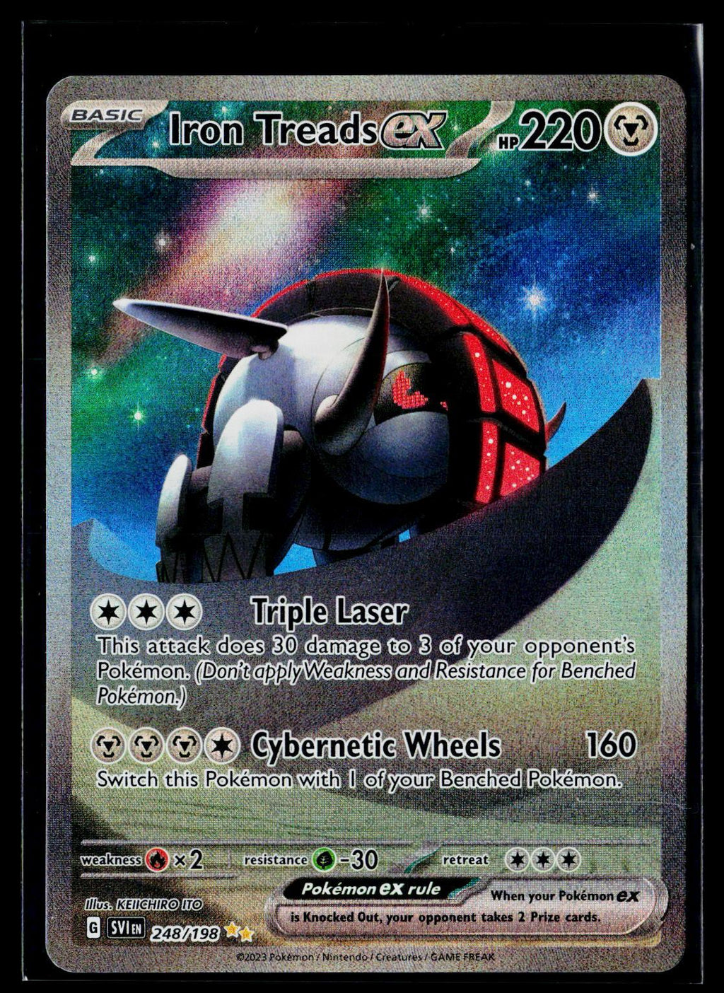 Iron Treads ex - Scarlet & Violet 248/198 (NM)