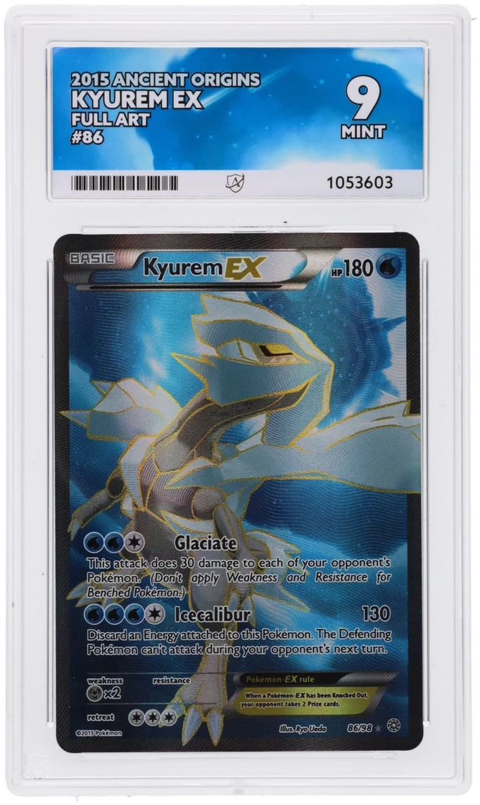 Kyurem EX 86/98 ACE Ancient Origins Pokemon ACE 9 Mint front