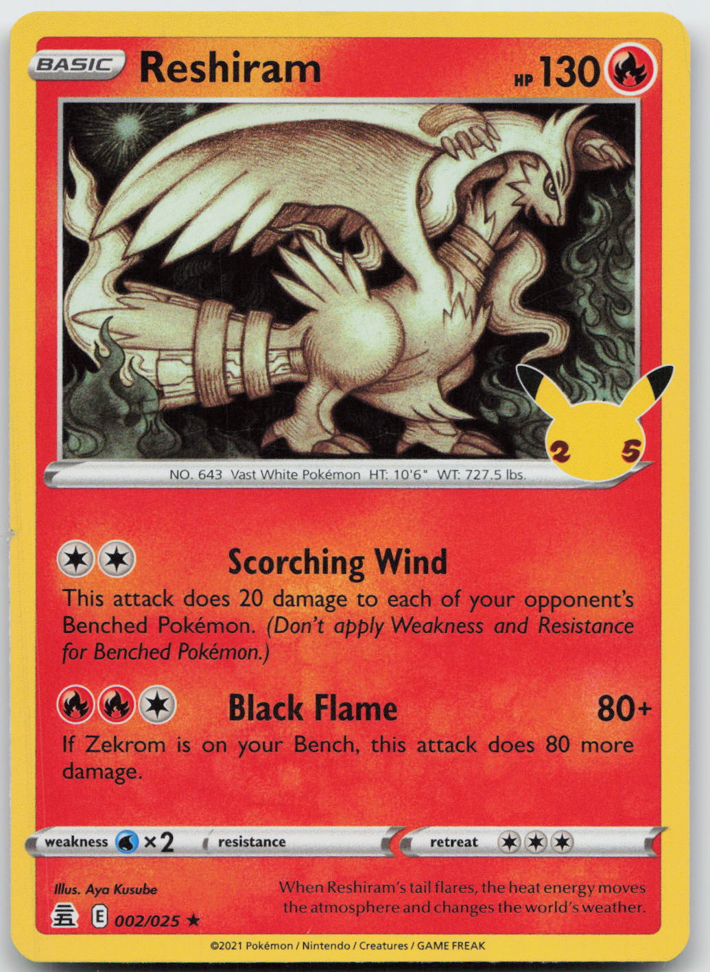 Reshiram - Celebrations 002/025