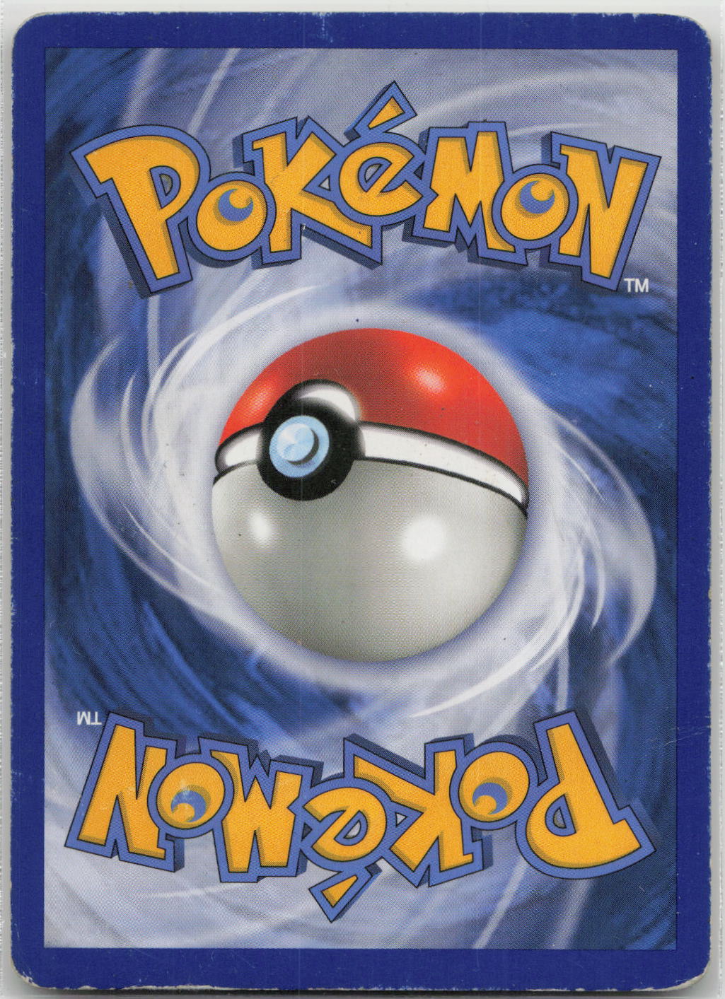 Back of card