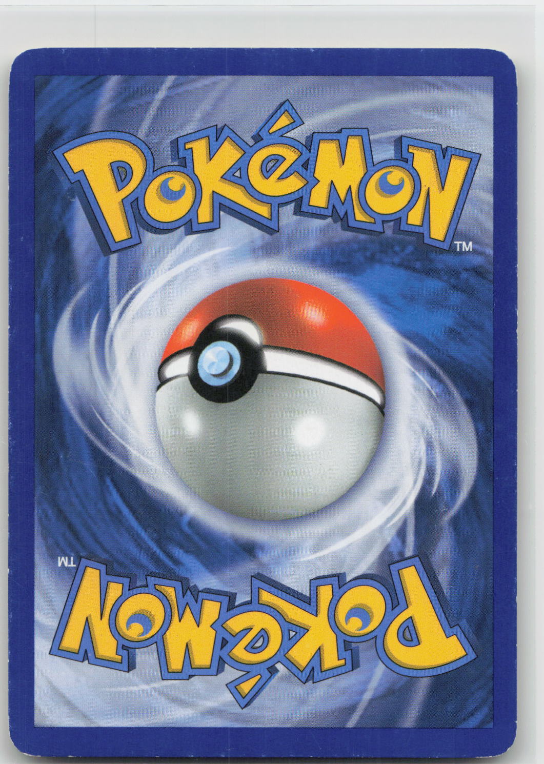 Back of card