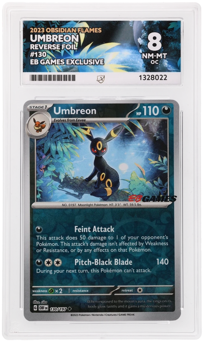 Umbreon - Obsidian Flames 130/197 · ACE 8