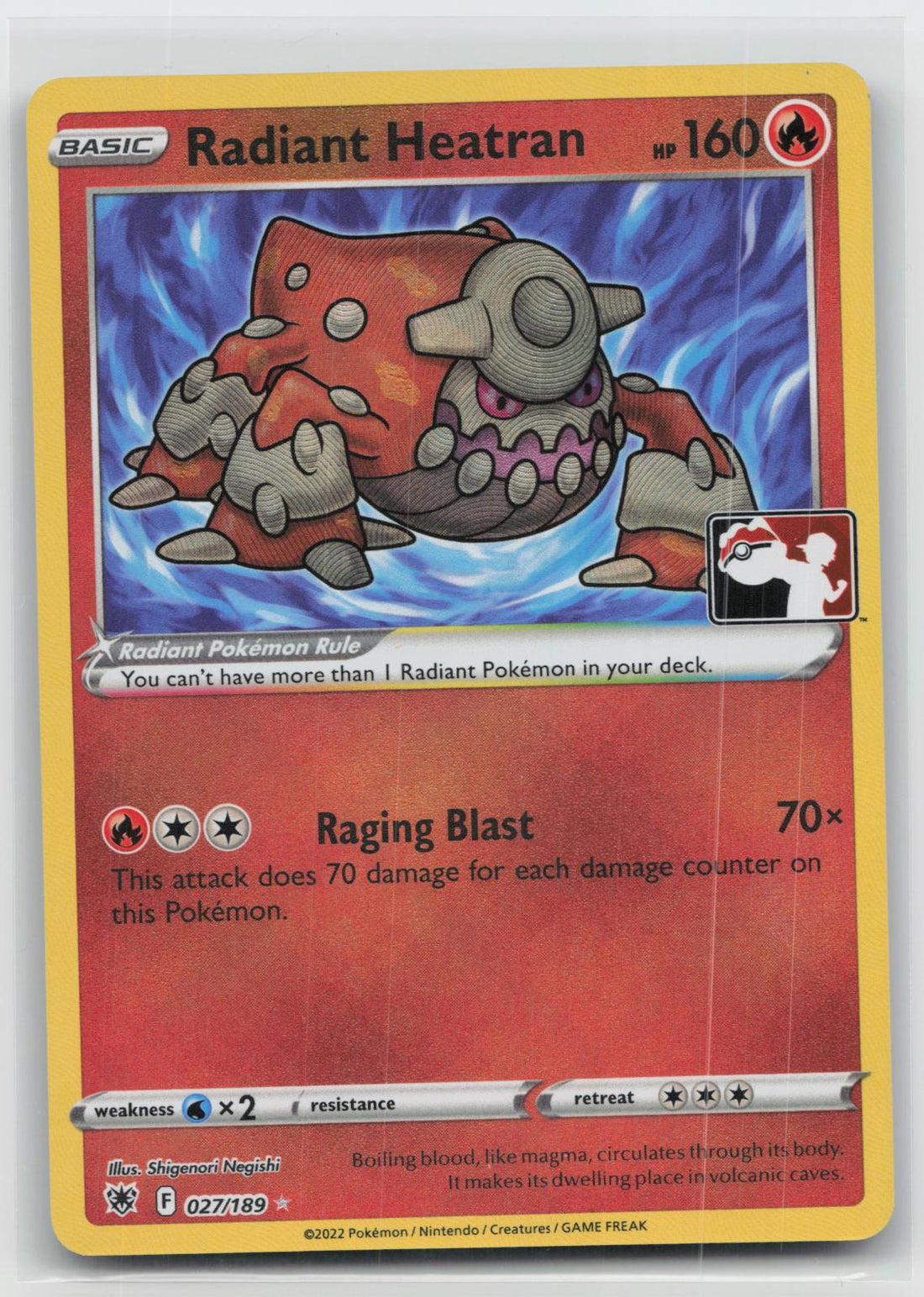 Radiant Heatran (Prize Pack) - Astral Radiance 027/189