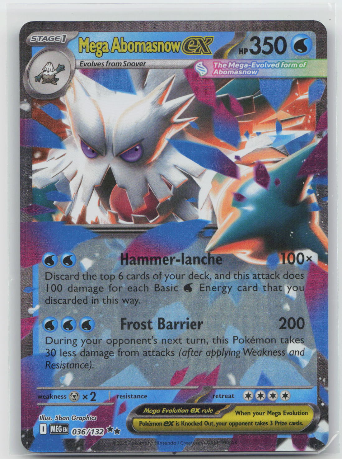 Mega Abomasnow ex (Prize Pack) - Mega Evolution 036/132