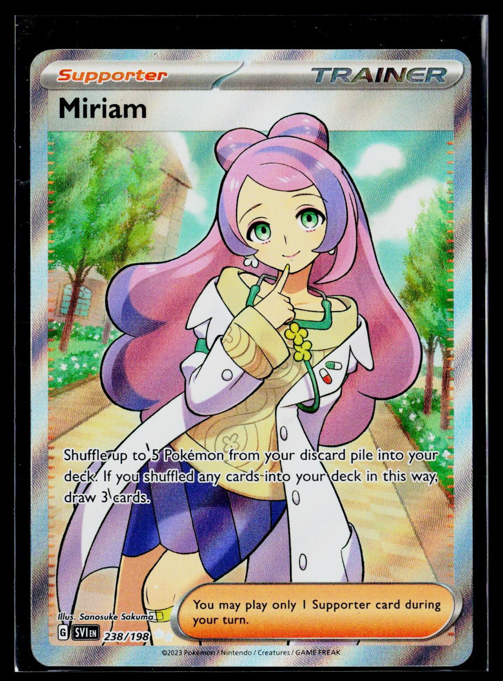 Miriam - Scarlet & Violet 238/198 (NM)