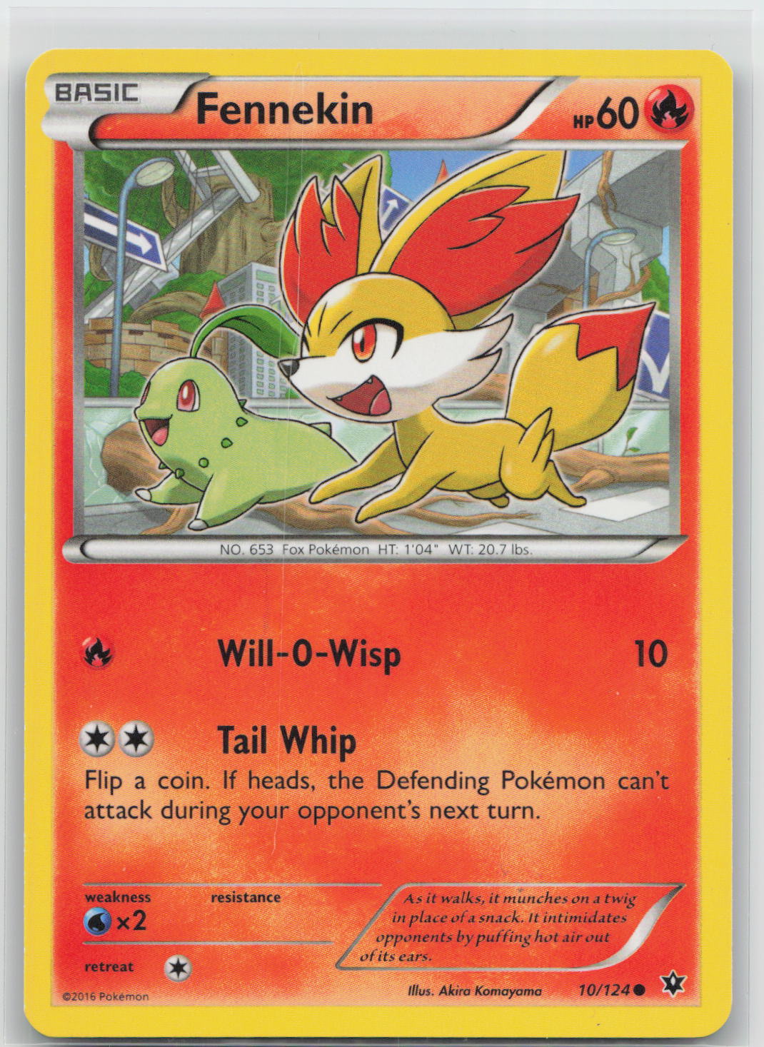 Fennekin - Fates Collide 10/124