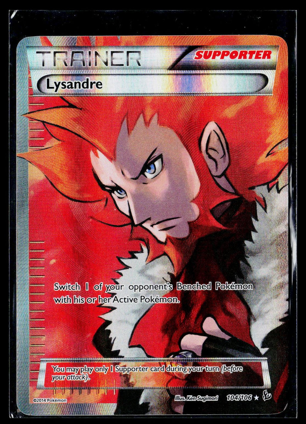 Lysandre - Flashfire 104/106 (NM)