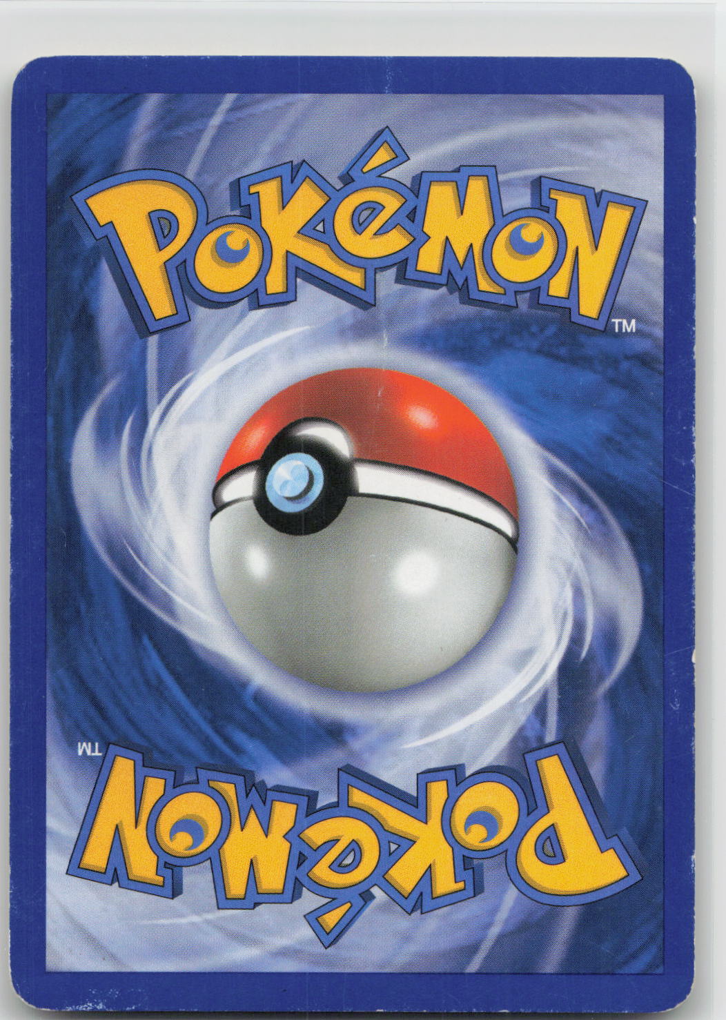 Back of card