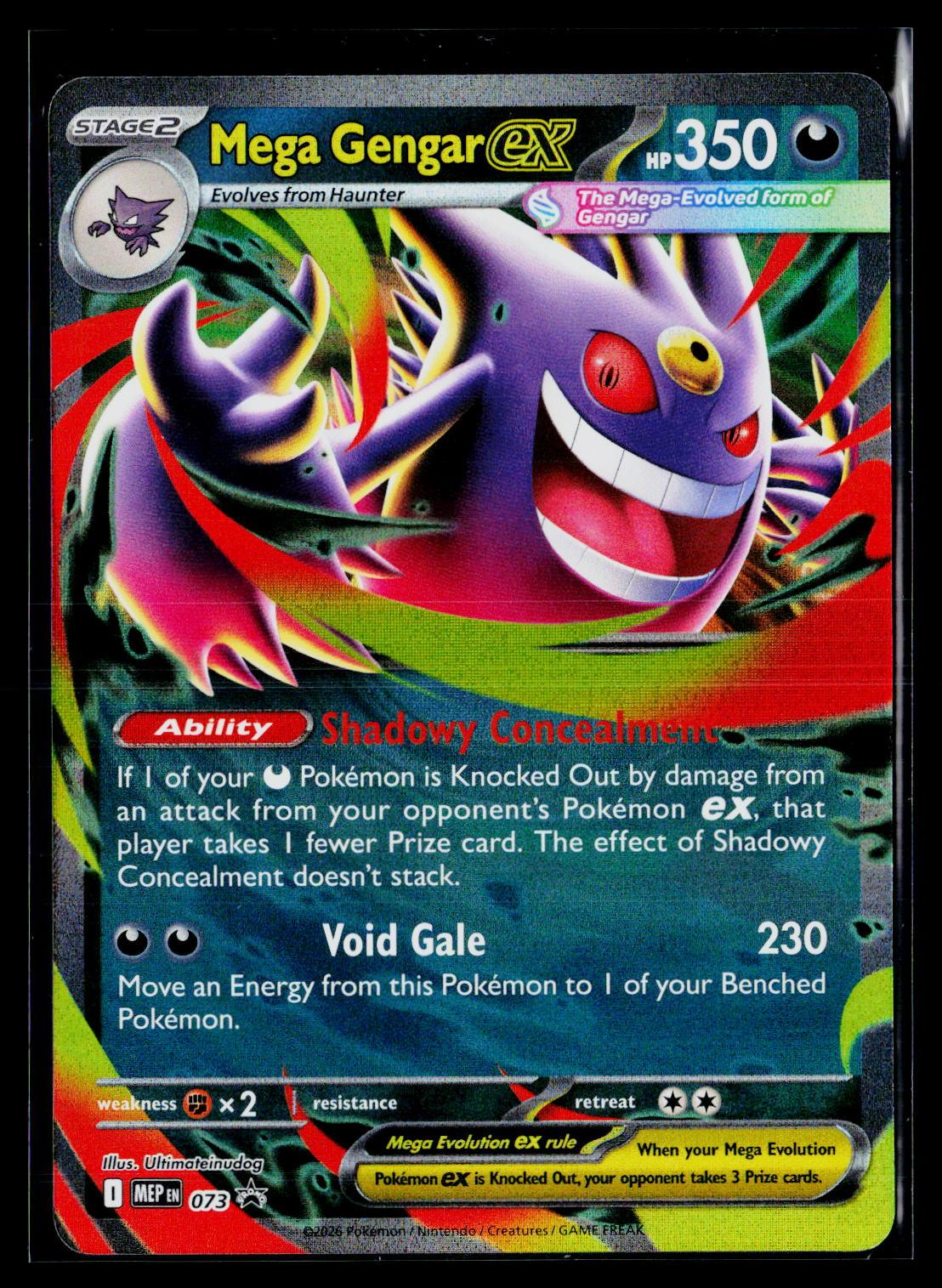 Mega Gengar ex - ME: Mega Evolution Promo 073 (NM)