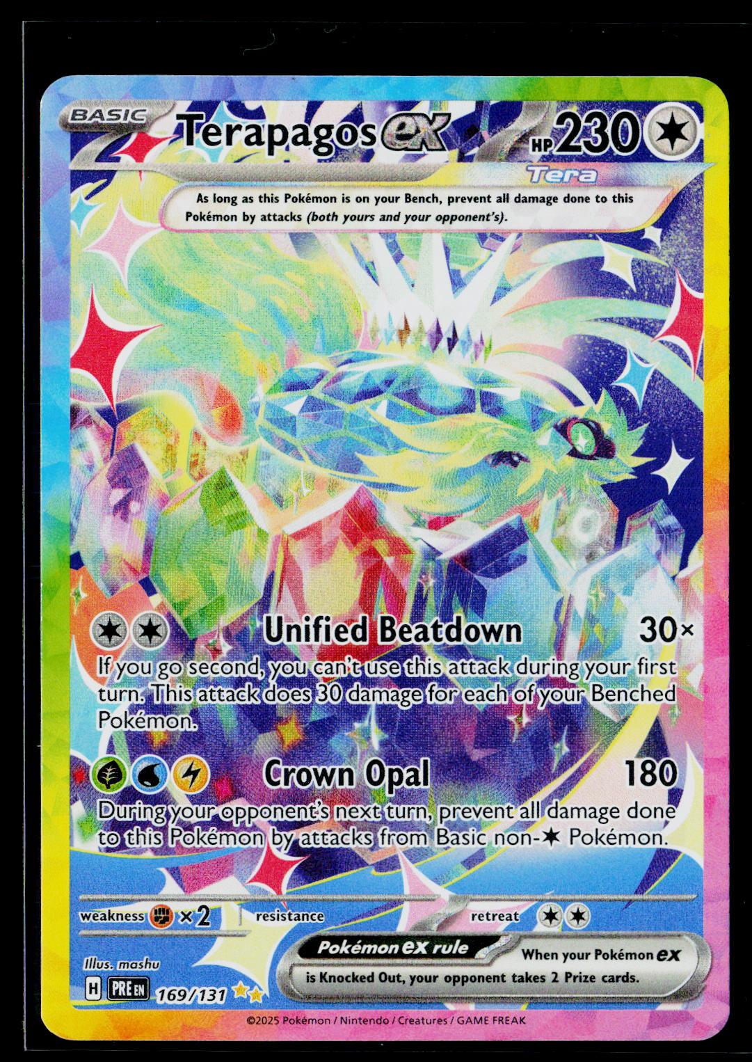 Terapagos ex - Prismatic Evolutions 169/131 (NM)