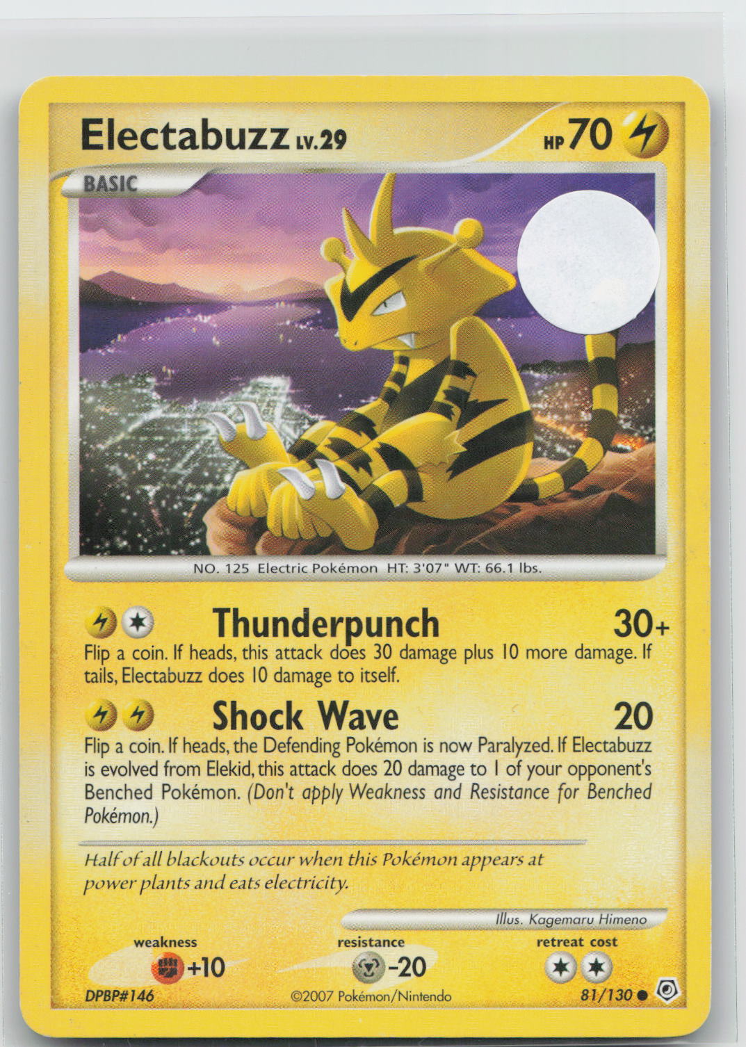 Electabuzz - Diamond & Pearl 81/130