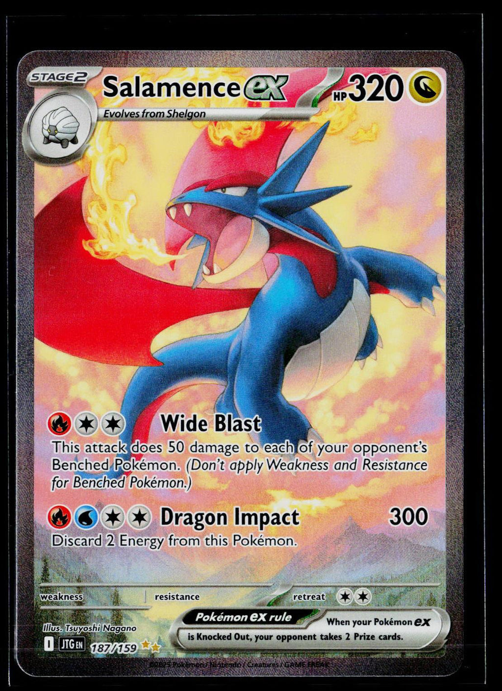 Salamence ex - Journey Together 187/159 (NM)