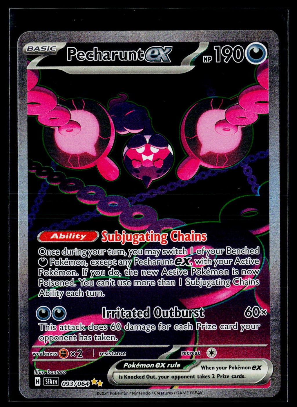 Pecharunt ex - Shrouded Fable 093/064 (NM)