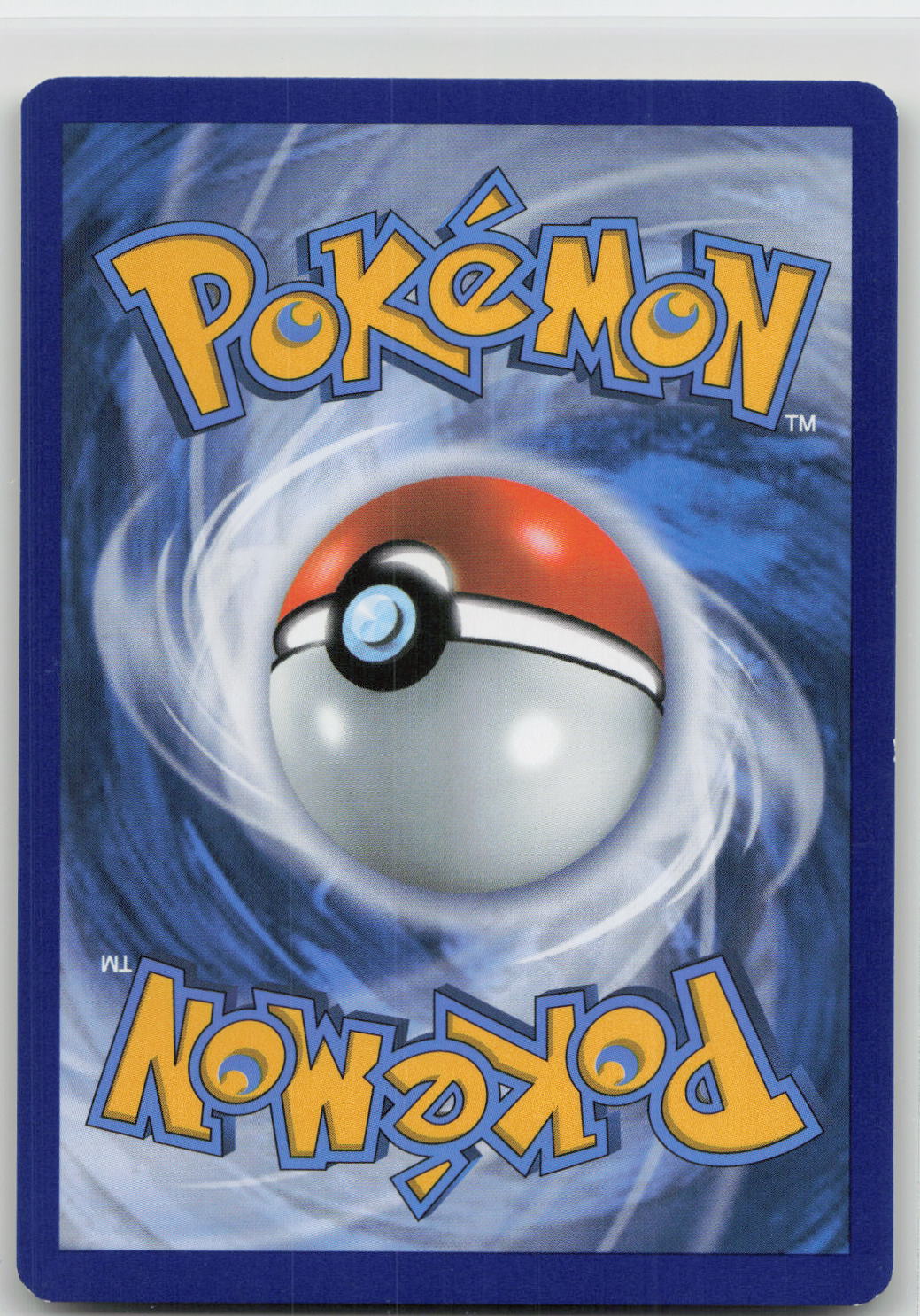 Back of card