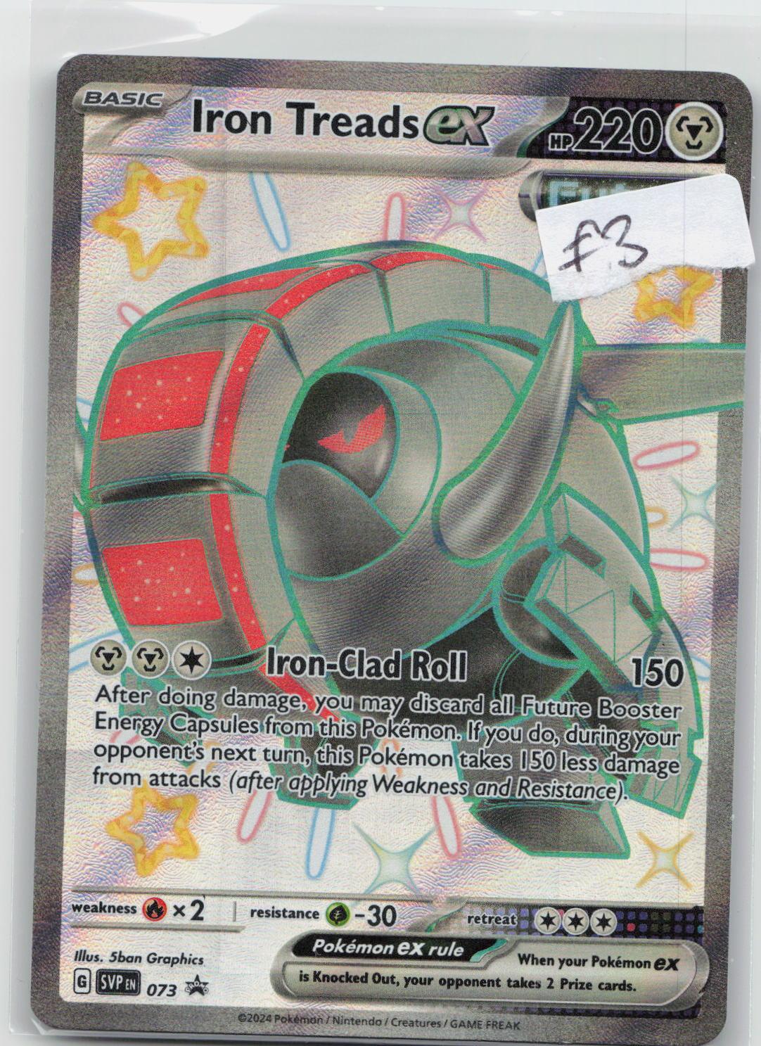 Iron Treads ex - Scarlet & Violet Promo 073