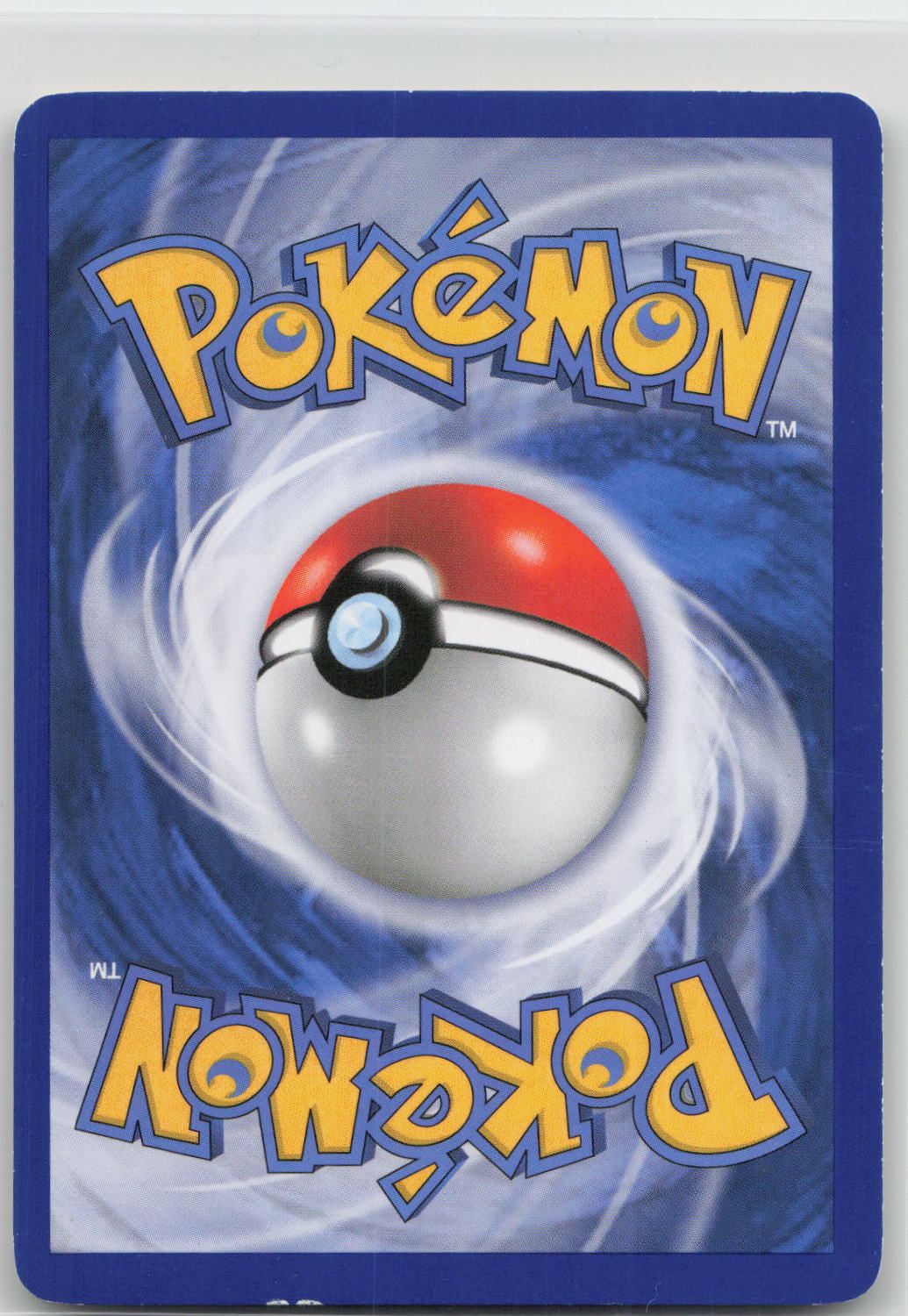 Back of card