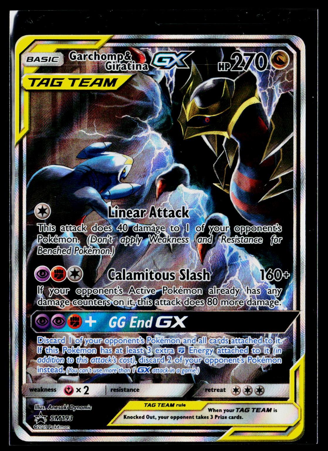 Garchomp & Giratina GX - - Sun & Moon Promo SM193 (EX)