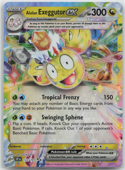Alolan Exeggutor ex - Surging Sparks 133/191
