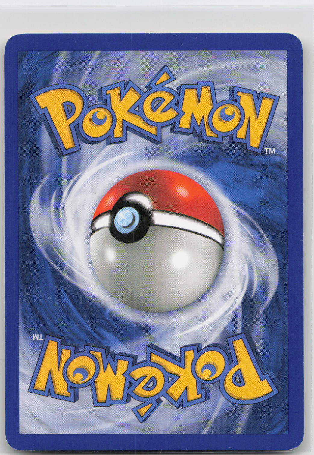 Back of card