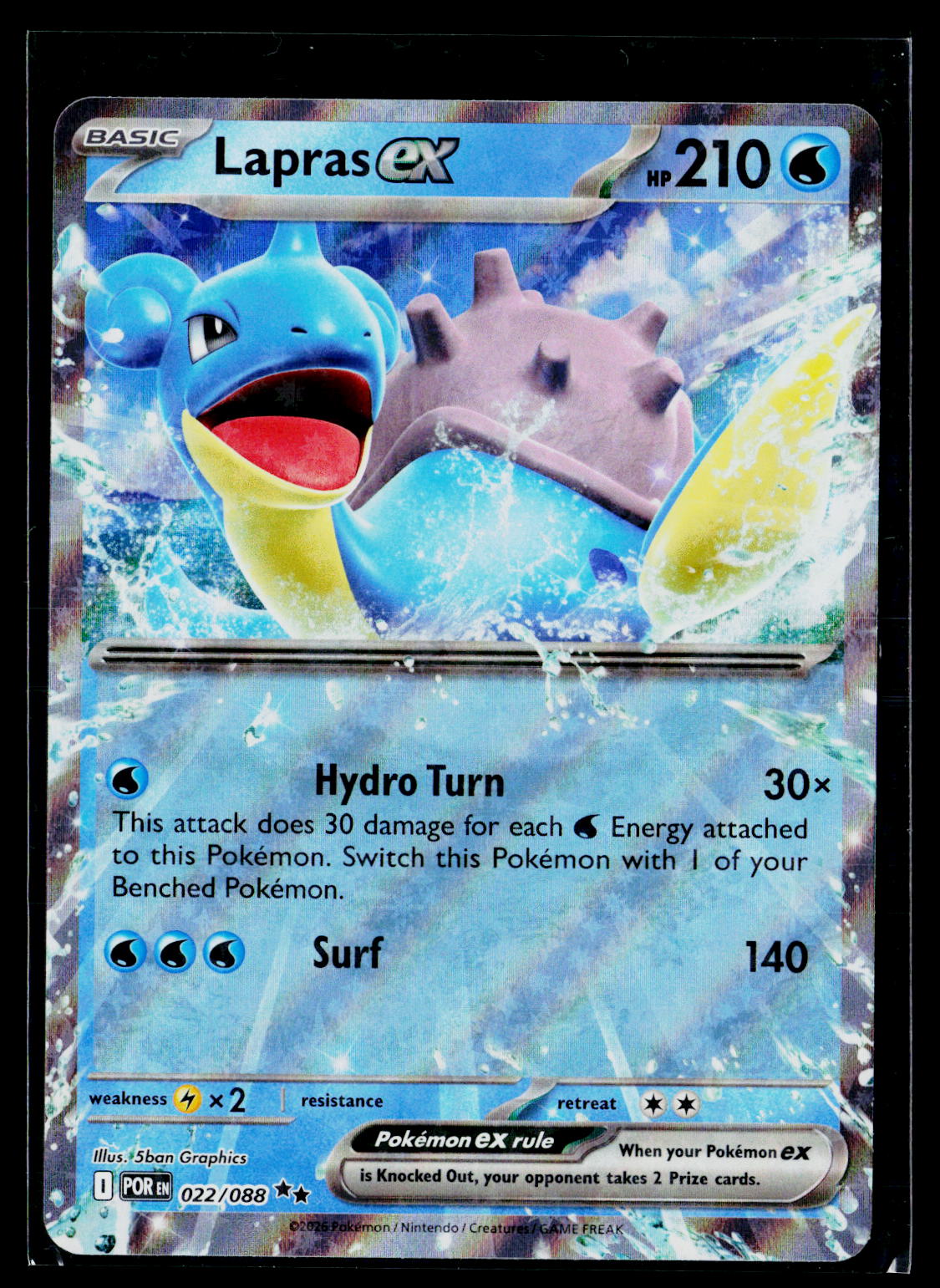 Lapras ex - Perfect Order 022/088 (NM)