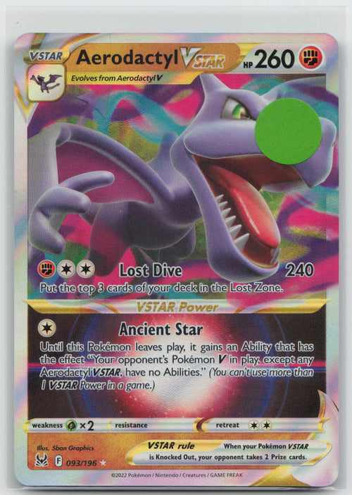 Aerodactyl VSTAR - Lost Origin 093/196 (NM)