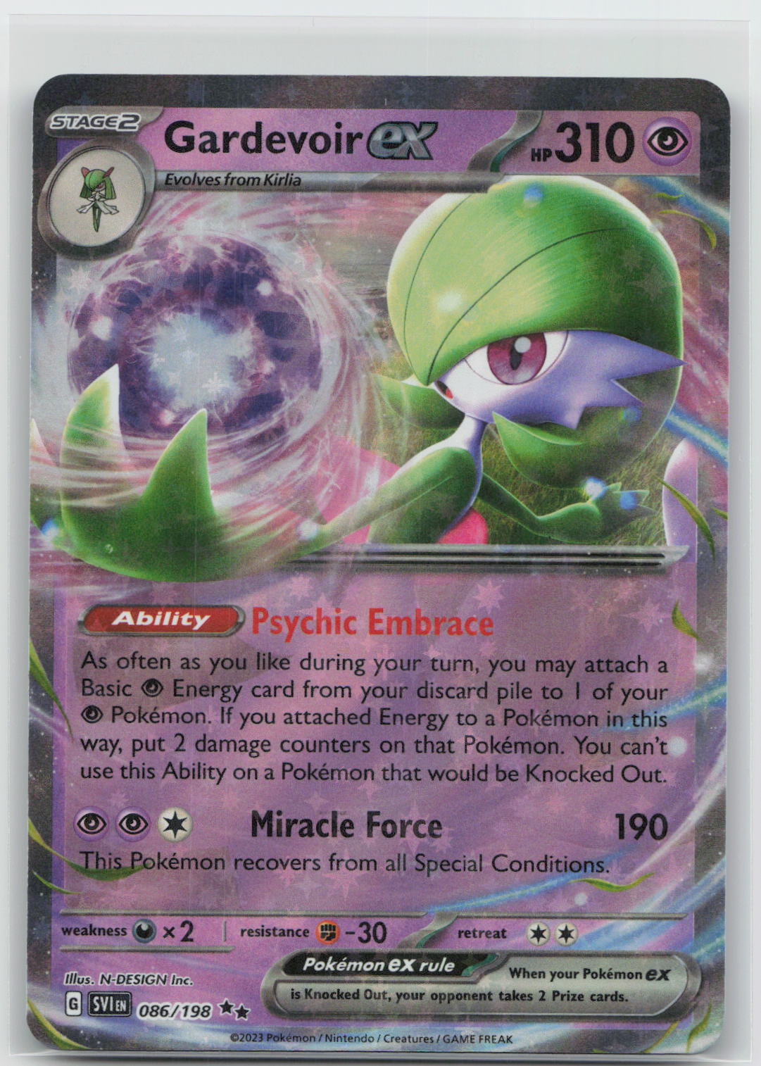 Gardevoir ex - Scarlet & Violet 086/198