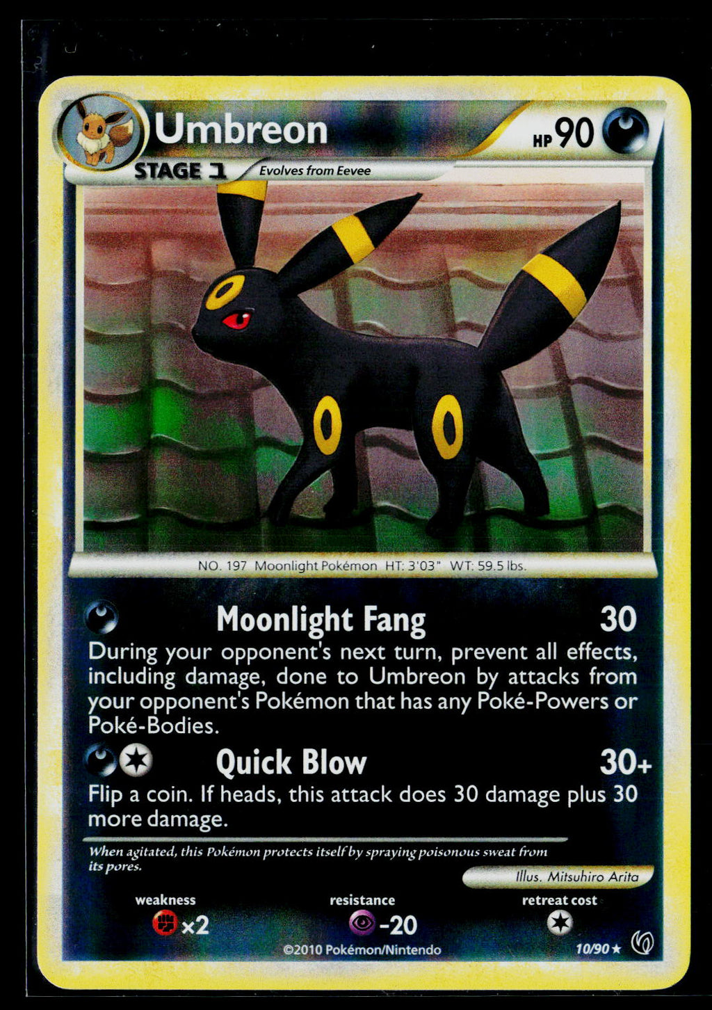 Umbreon - HGSS Undaunted 10/90 (EX)