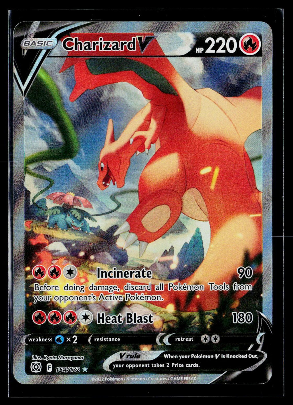 Charizard V - Brilliant Stars 154/172 (EX)