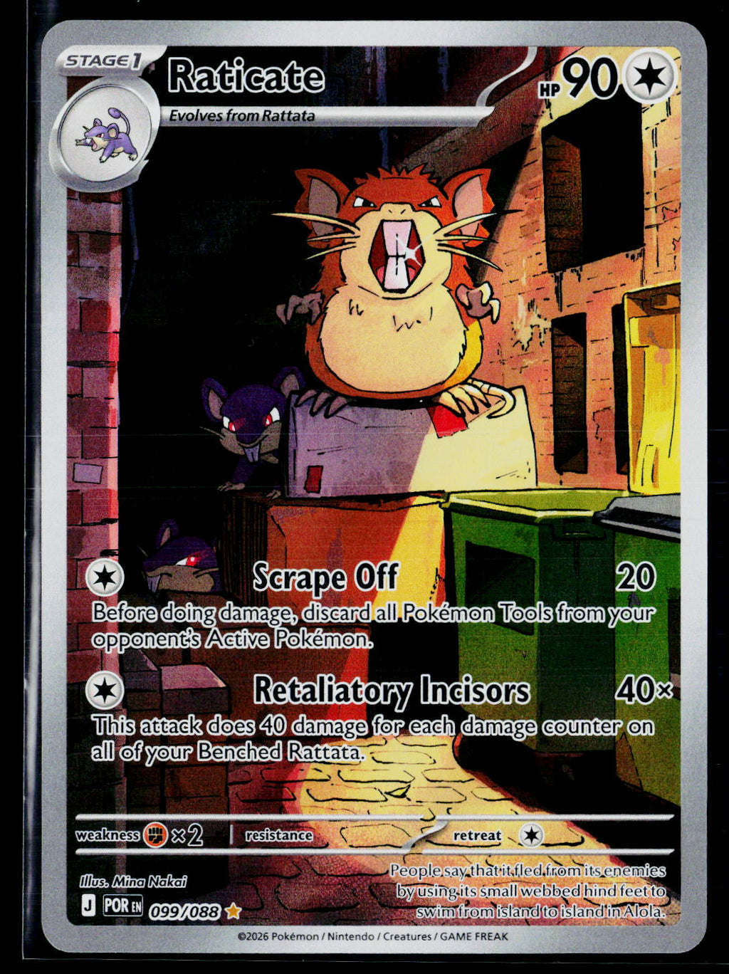 Raticate - Perfect Order 099/088 (NM)