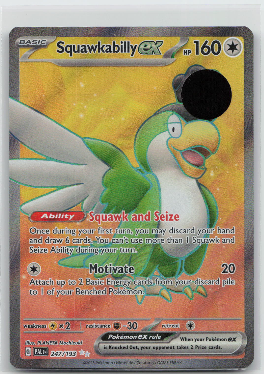Squawkabilly ex - Paldea Evolved 247/193