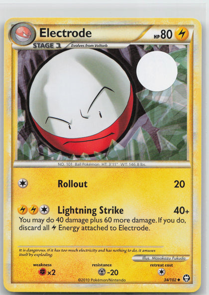 Electrode - HGSS Triumphant 34/102