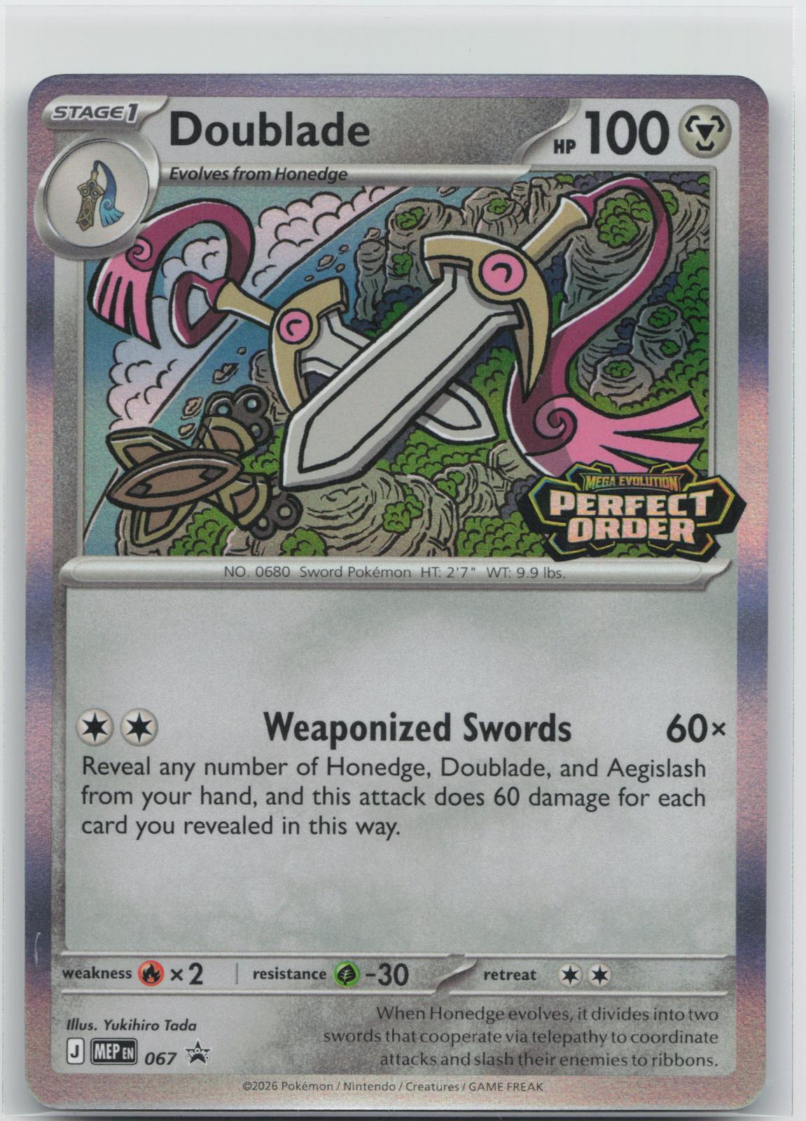 Doublade [Staff] - Mega Evolution Promo 067
