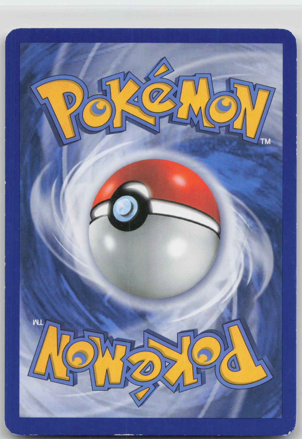 Back of card