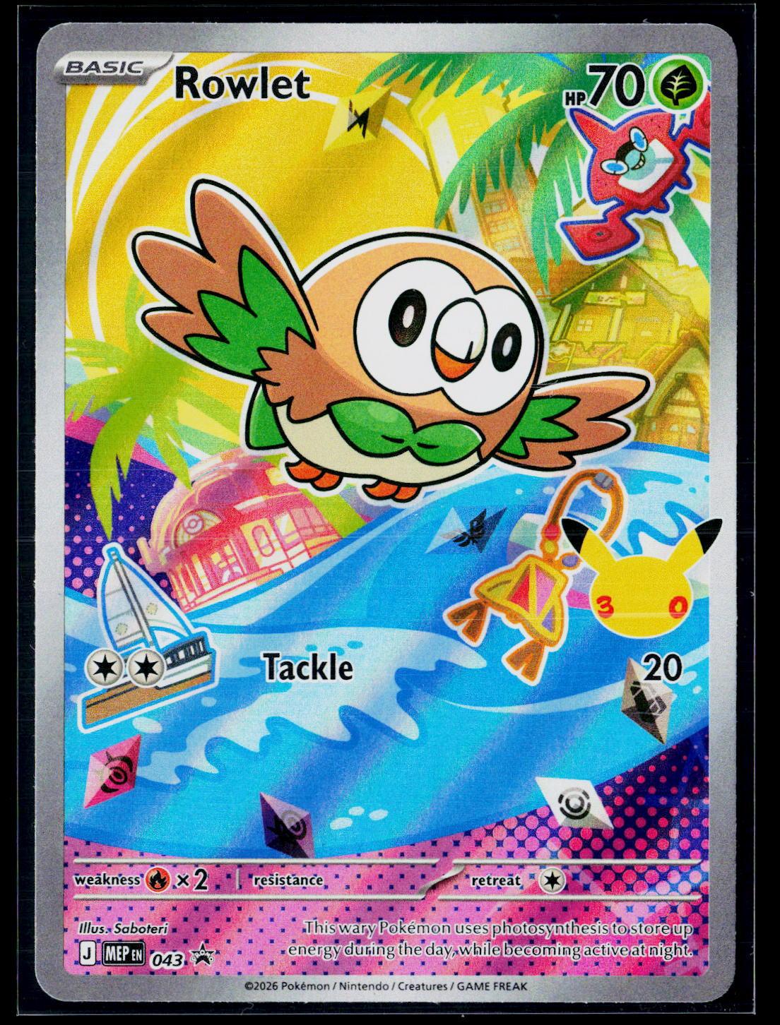 Rowlet - ME: Mega Evolution Promo 043 (NM)