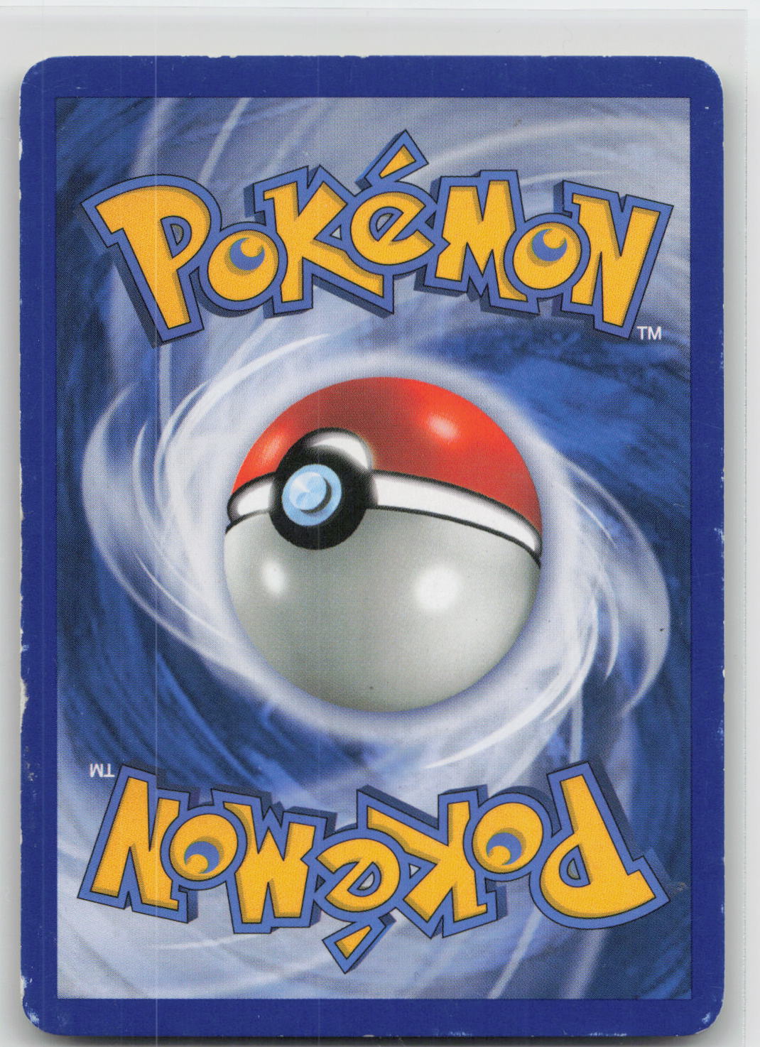 Back of card