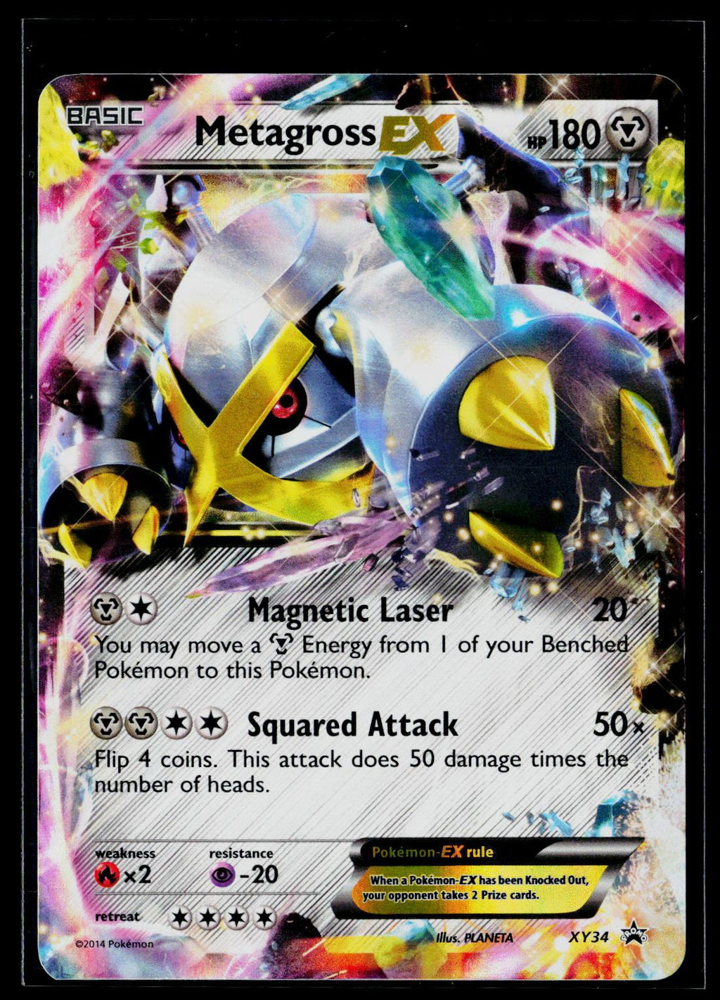 Metagross EX (Shiny) - XY Promo XY34 (GD)
