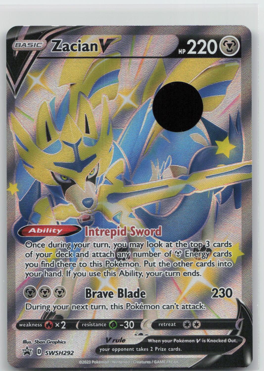 Zacian V (Shiny) - Sword & Shield Promo SWSH292